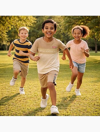 Lee Cooper - Completo bambino con maglietta a maniche corte e pantaloncino