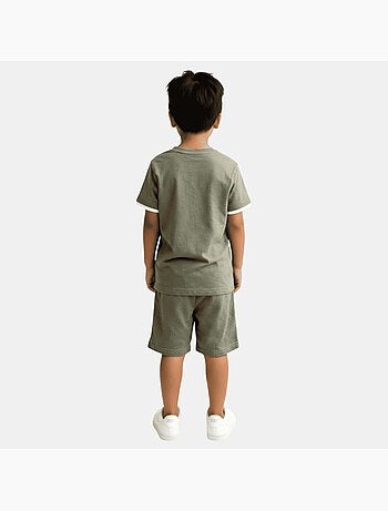 Lee Cooper - Completo bambino con maglietta a maniche corte e pantaloncino
