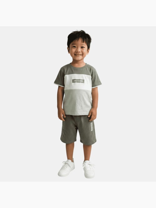 Lee Cooper - Completo bambino con maglietta a maniche corte e pantaloncino - Kiabi