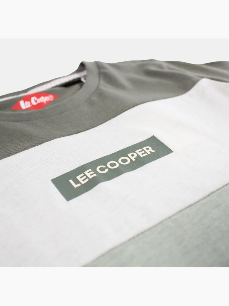 Lee Cooper - Completo bambino con maglietta a maniche corte e pantaloncino Cachi - Kiabi