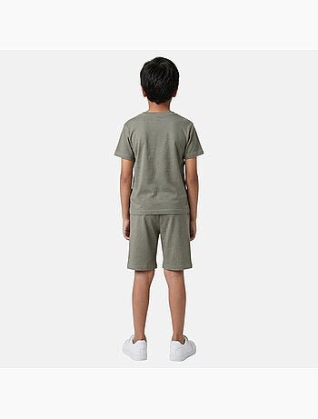 Lee Cooper - Completo bambino con maglietta a maniche corte e pantaloncino