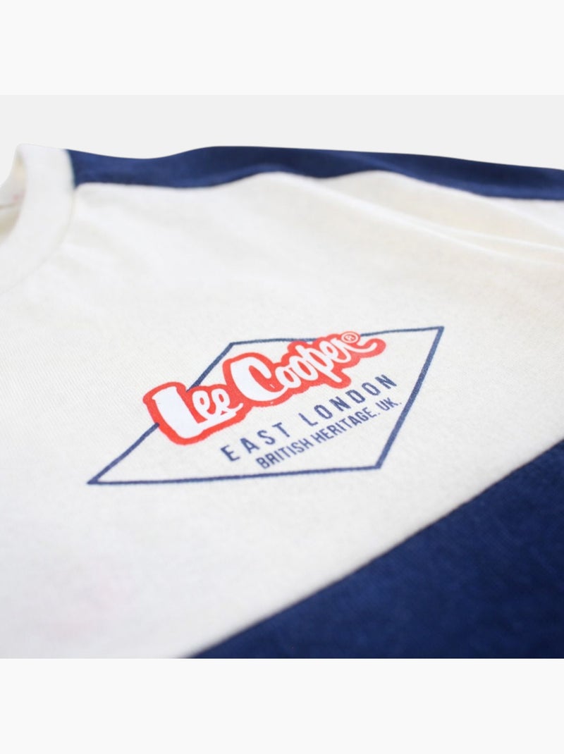 Lee Cooper - Completo bambino con maglietta a maniche corte e pantaloncino coordinato Blu marino - Kiabi