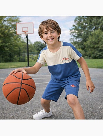 Lee Cooper - Completo bambino con maglietta a maniche corte e pantaloncino coordinato