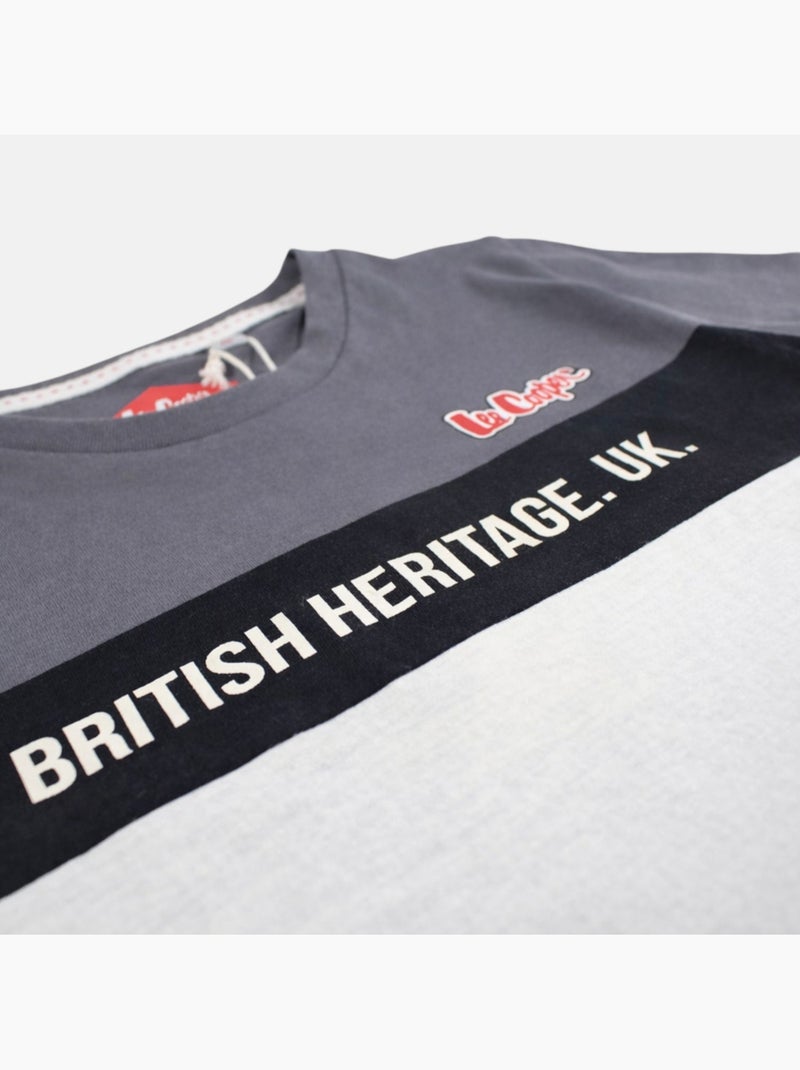 Lee Cooper - Completo bambino con maglietta a maniche corte e pantaloncino Grigio - Kiabi