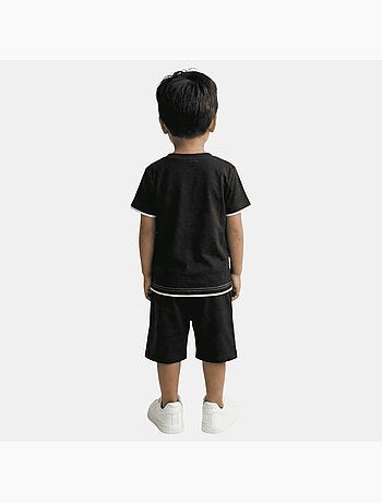 Lee Cooper - Completo bambino con maglietta a maniche corte e pantaloncino