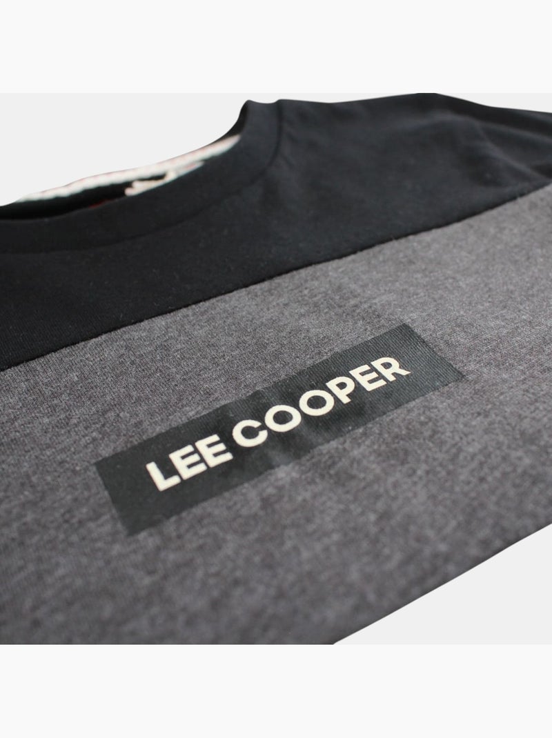Lee Cooper - Completo bambino con maglietta a maniche corte e pantaloncino Nero - Kiabi