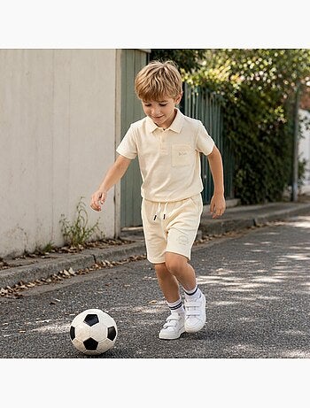 Lee Cooper - Completo bambino LEE COOPER composto da polo a maniche corte e pantaloncini coordinati