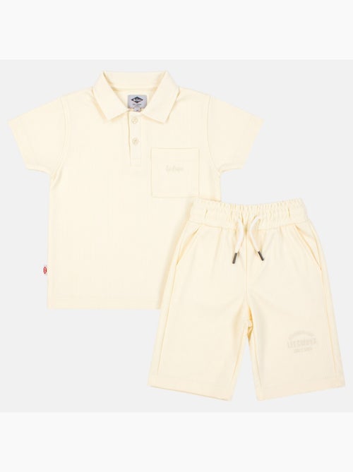 Lee Cooper - Completo bambino LEE COOPER composto da polo a maniche corte e pantaloncini coordinati - Kiabi