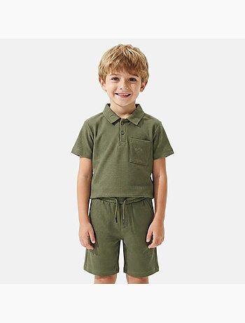 Lee Cooper - Completo bambino LEE COOPER composto da polo a maniche corte e pantaloncini coordinati