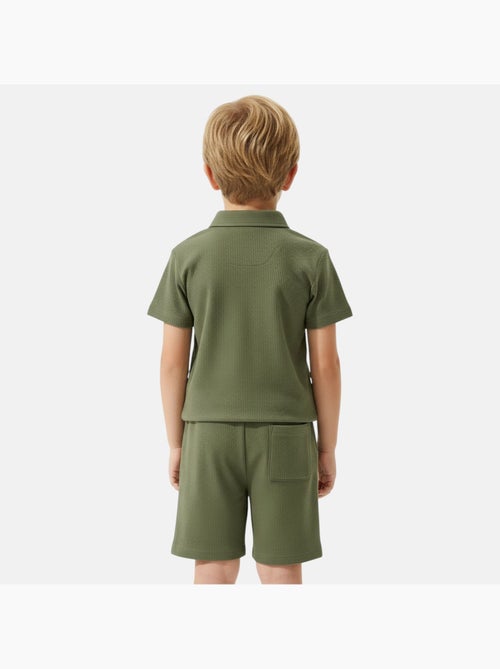 Lee Cooper - Completo bambino LEE COOPER composto da polo a maniche corte e pantaloncini coordinati - Kiabi