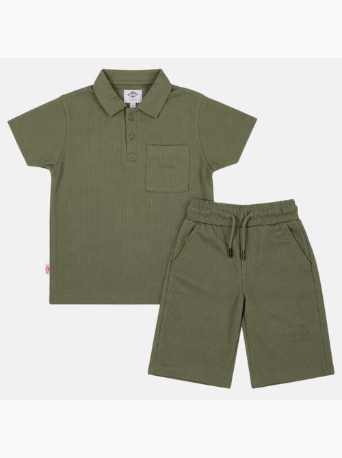 Lee Cooper - Completo bambino LEE COOPER composto da polo a maniche corte e pantaloncini coordinati - Kiabi