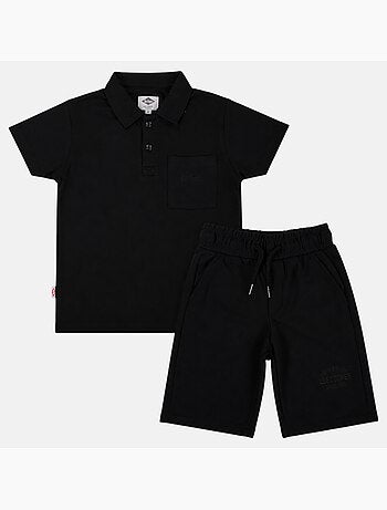 Lee Cooper - Completo bambino LEE COOPER composto da polo a maniche corte e pantaloncini coordinati