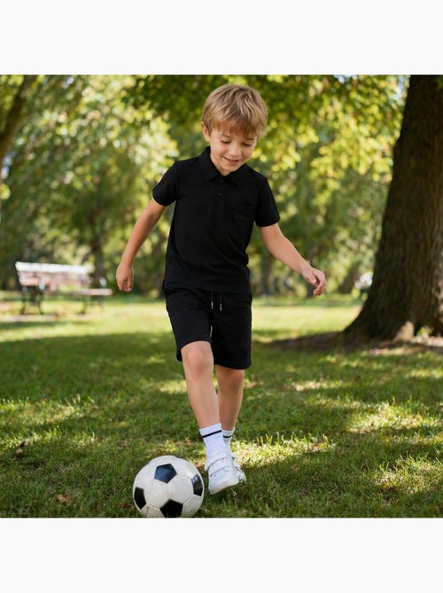 Lee Cooper - Completo bambino LEE COOPER composto da polo a maniche corte e pantaloncini coordinati - Kiabi