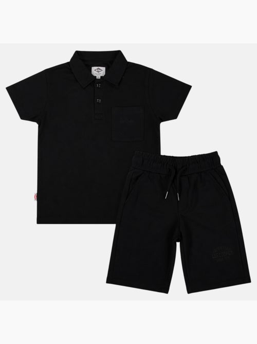 Lee Cooper - Completo bambino LEE COOPER composto da polo a maniche corte e pantaloncini coordinati - Kiabi