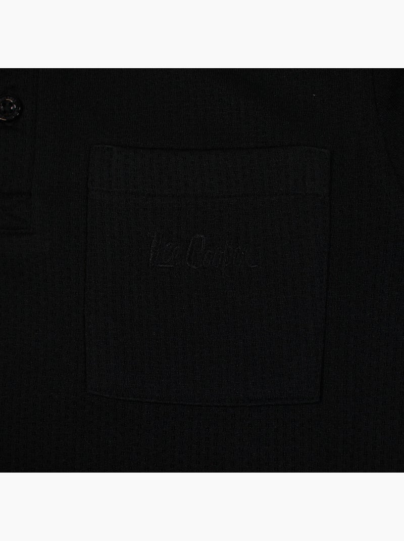 Lee Cooper - Completo bambino LEE COOPER composto da polo a maniche corte e pantaloncini coordinati Nero - Kiabi