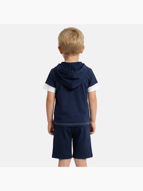Lee Cooper - Completo bambino maglietta a maniche corte con cappuccio e pantaloncini - Kiabi