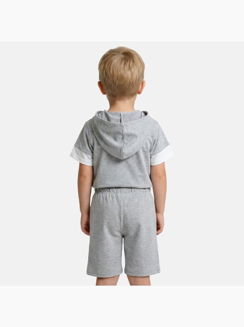 Lee Cooper - Completo bambino maglietta a maniche corte con cappuccio e pantaloncini - Kiabi