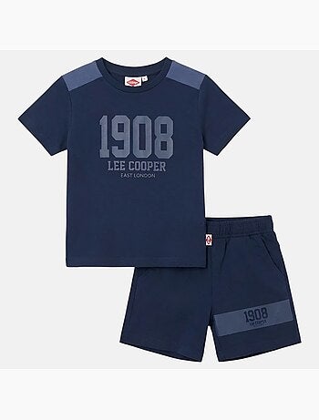 Lee Cooper - Completo bambino maglietta a maniche corte e pantaloncini