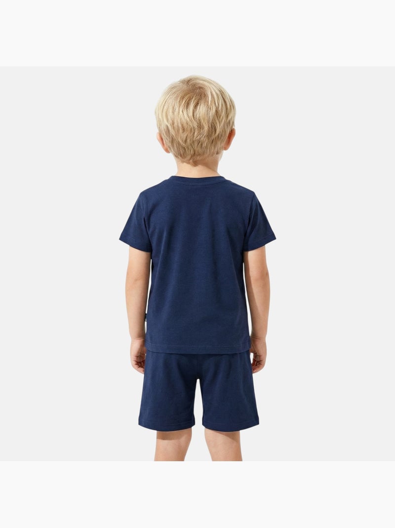 Lee Cooper - Completo bambino maglietta a maniche corte e pantaloncini Blu marino - Kiabi
