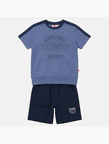 Lee Cooper - Completo bambino maglietta a maniche corte e pantaloncini