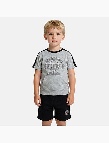 Lee Cooper - Completo bambino maglietta a maniche corte e pantaloncini