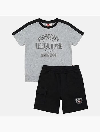 Lee Cooper - Completo bambino maglietta a maniche corte e pantaloncini
