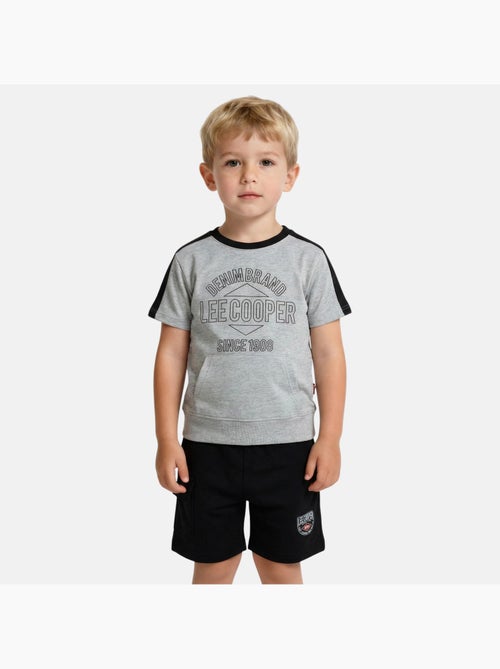 Lee Cooper - Completo bambino maglietta a maniche corte e pantaloncini - Kiabi