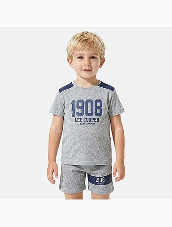 Lee Cooper - Completo bambino maglietta a maniche corte e pantaloncini