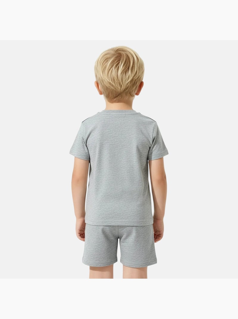Lee Cooper - Completo bambino maglietta a maniche corte e pantaloncini Grigio - Kiabi