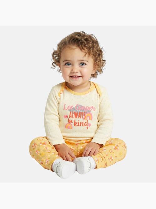 Lee Cooper - Completo body con maglietta a maniche lunghe e leggings neonato - Kiabi