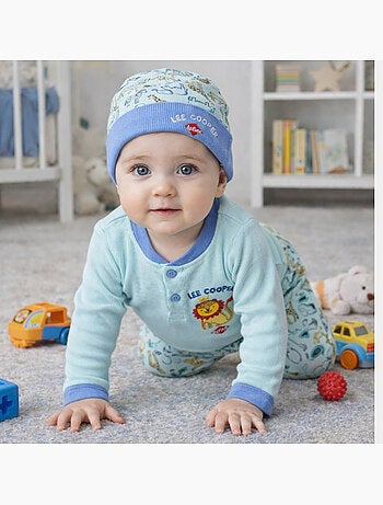 Lee Cooper - Completo body e leggings con cappellino neonato