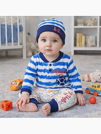 Lee Cooper - Completo body e leggings con cappellino neonato