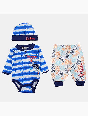 Lee Cooper - Completo body e leggings con cappellino neonato