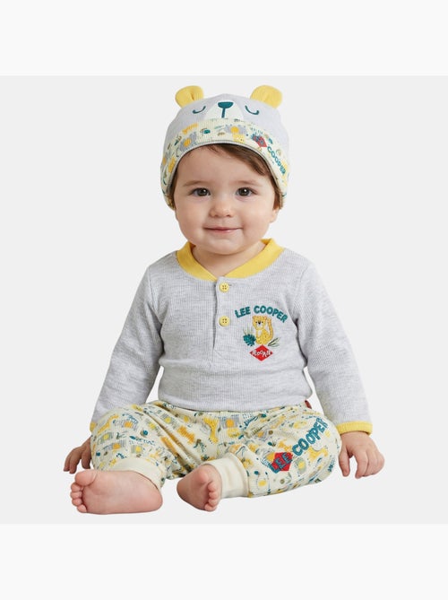 Lee Cooper - Completo body e leggings con cappellino neonato - Kiabi