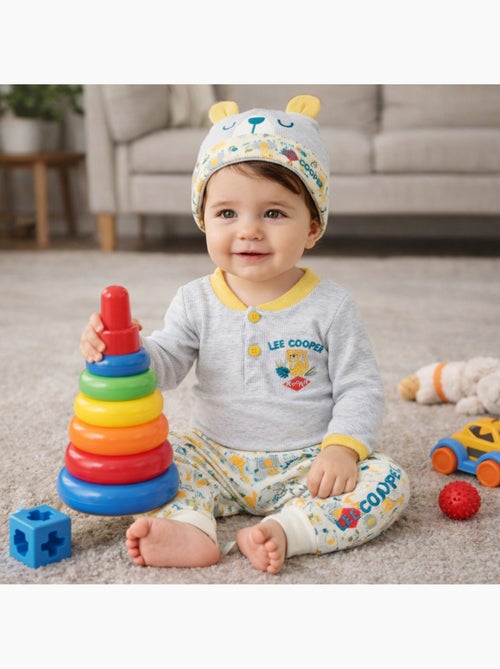 Lee Cooper - Completo body e leggings con cappellino neonato - Kiabi