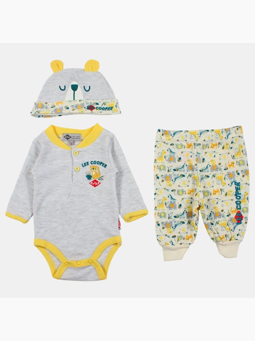 Lee Cooper - Completo body e leggings con cappellino neonato - Kiabi