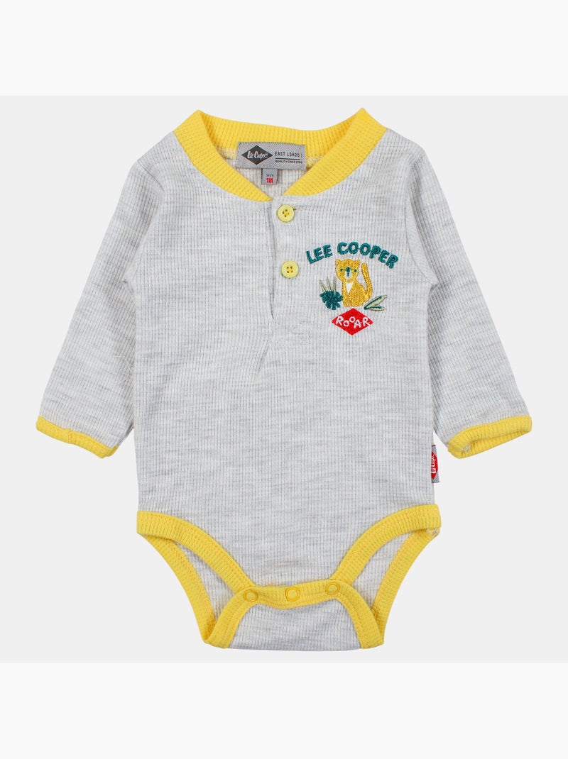 Lee Cooper - Completo body e leggings con cappellino neonato Grigio - Kiabi