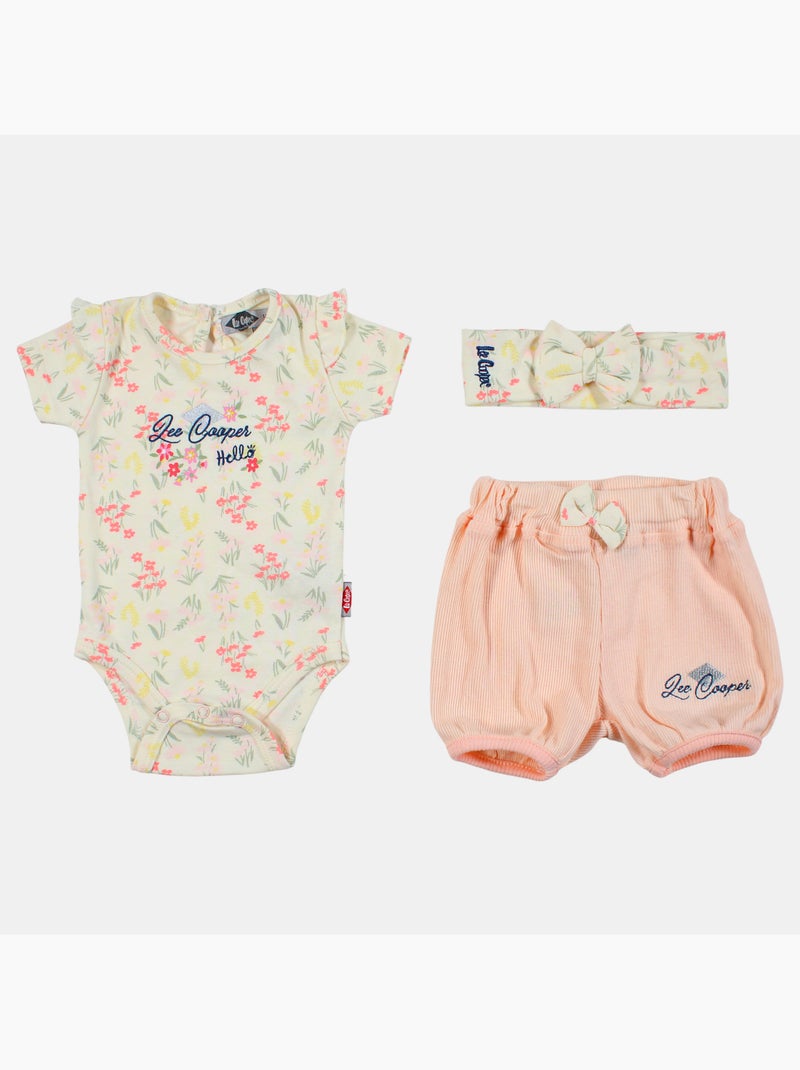 Lee Cooper - Completo body e short neonato Bianco - Kiabi