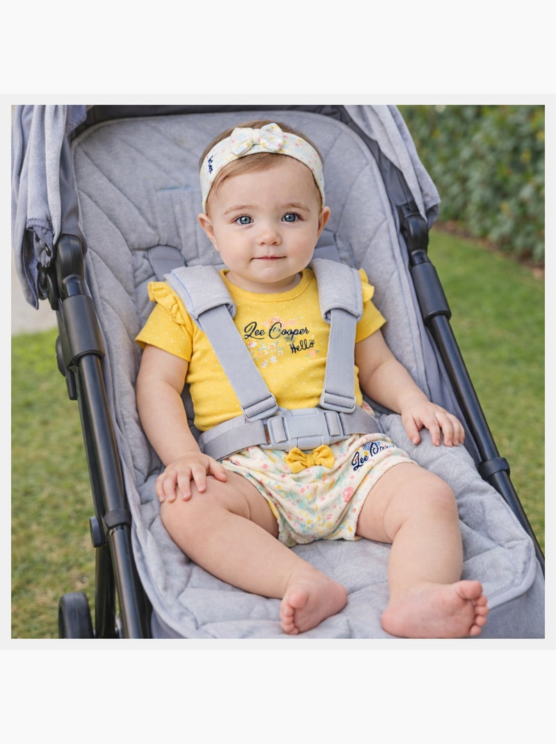 Lee Cooper - Completo body e short neonato Giallo - Kiabi