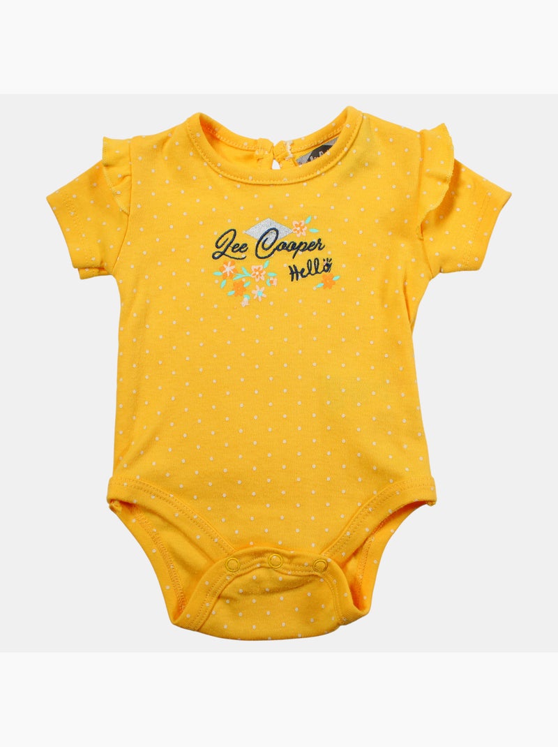Lee Cooper - Completo body e short neonato Giallo - Kiabi