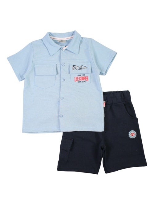 Lee Cooper - Completo camicia e short neonato bambino - Kiabi