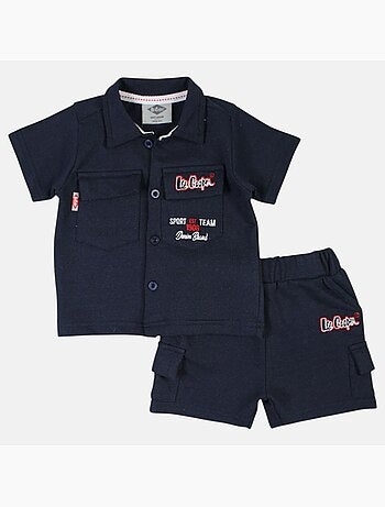 Lee Cooper - Completo camicia e short neonato bambino