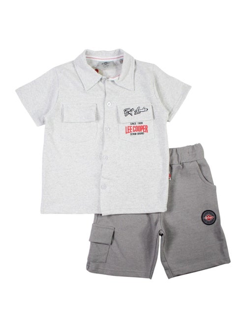 Lee Cooper - Completo camicia e short neonato bambino - Kiabi
