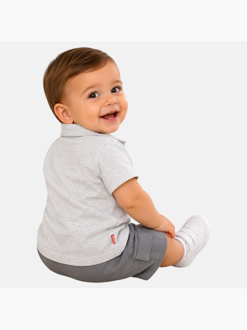 Lee Cooper - Completo camicia e short neonato bambino Grigio - Kiabi