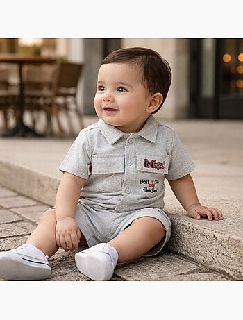 Lee Cooper - Completo camicia e short neonato bambino