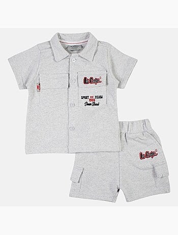 Lee Cooper - Completo camicia e short neonato bambino