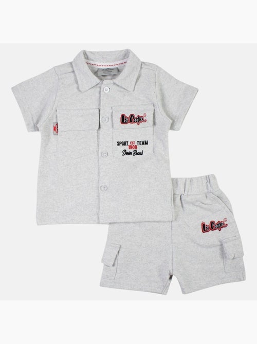 Lee Cooper - Completo camicia e short neonato bambino - Kiabi