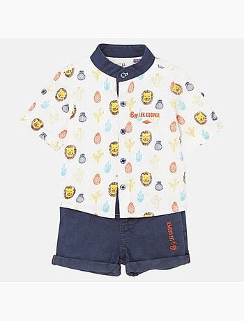 Lee Cooper - Completo camicia e short neonato
