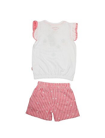 Lee cooper - completo composto da t-shirt e pantaloncini abbinati con fantasie