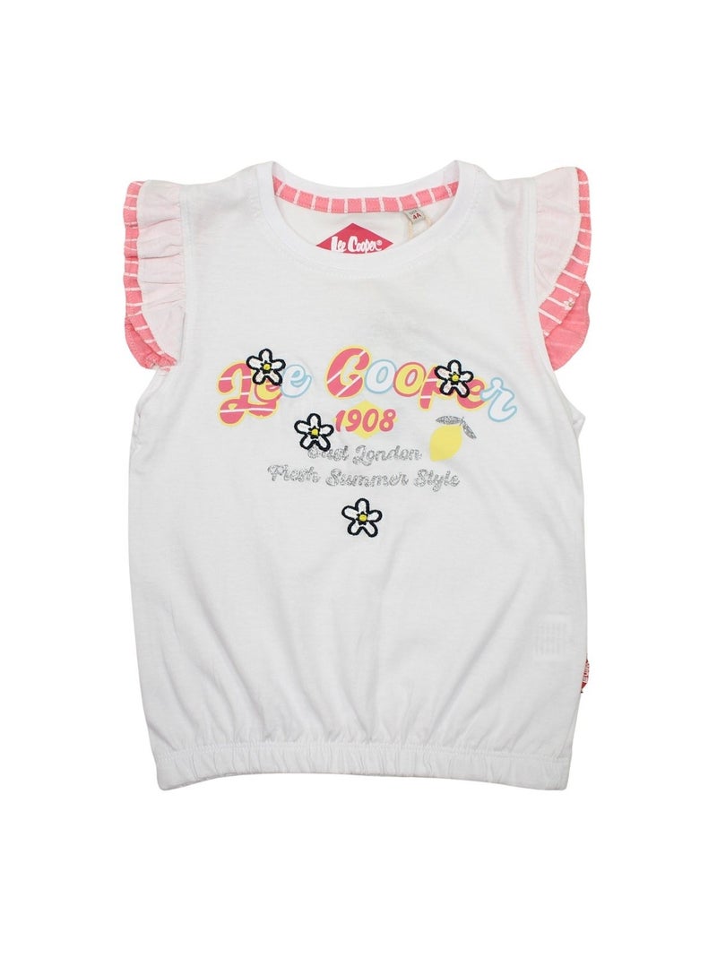 Lee cooper - completo composto da t-shirt e pantaloncini abbinati con fantasie Rosa - Kiabi